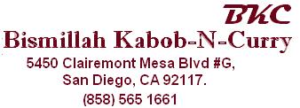 Bismillah Kabob-N-Curry