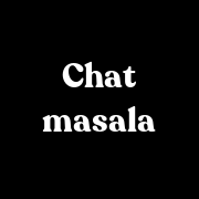 Chat masala Indian restaurant