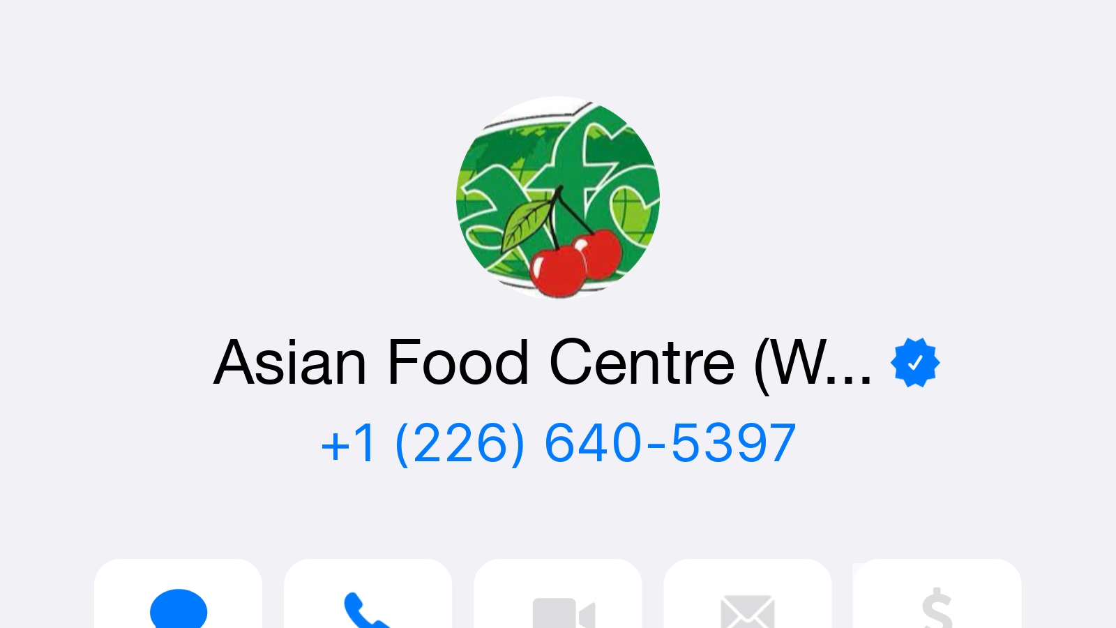 Asian Food Centre restaurant