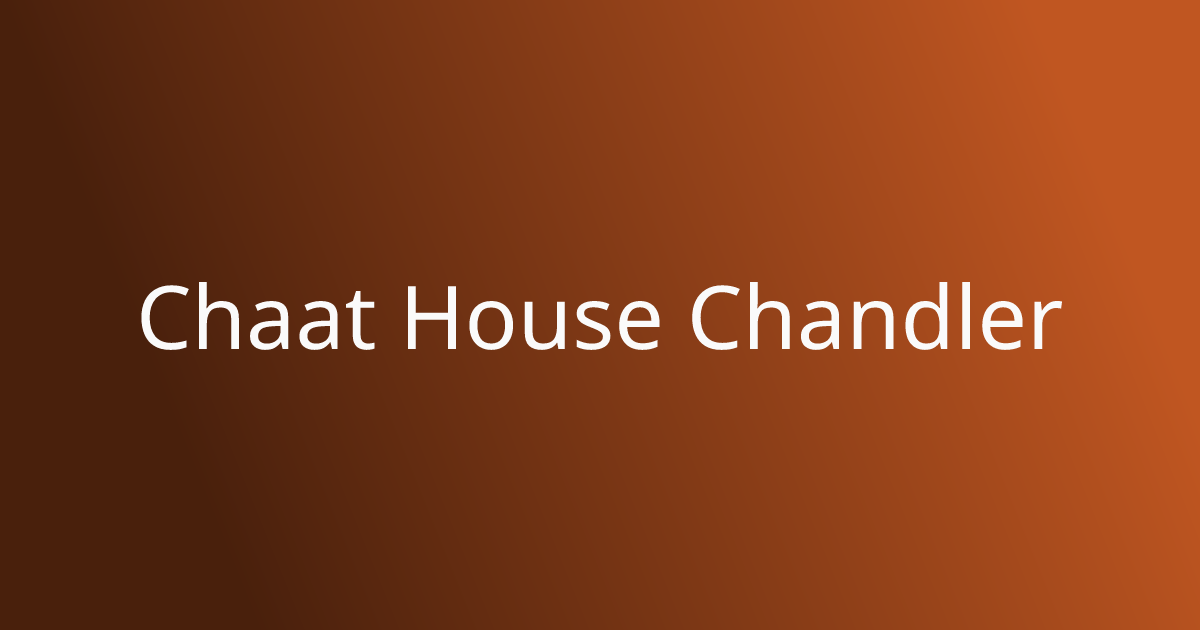Chaat House