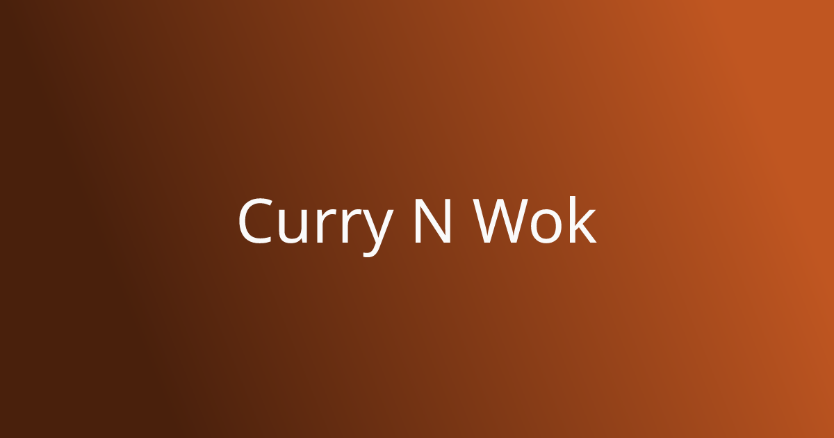 Curry N Wok