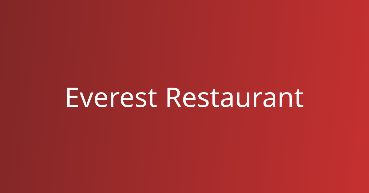 Everest Restaurant