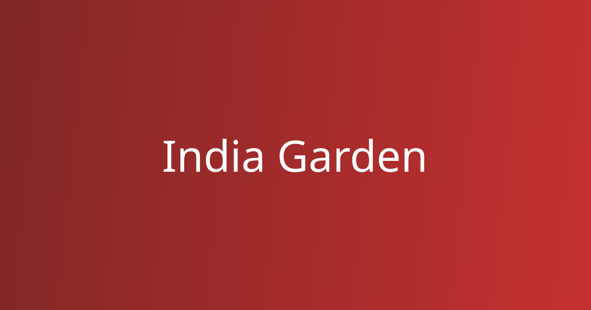India Garden