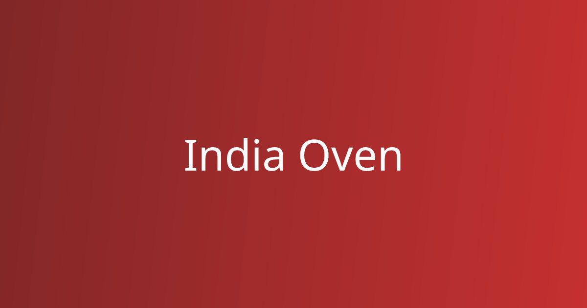 India Oven