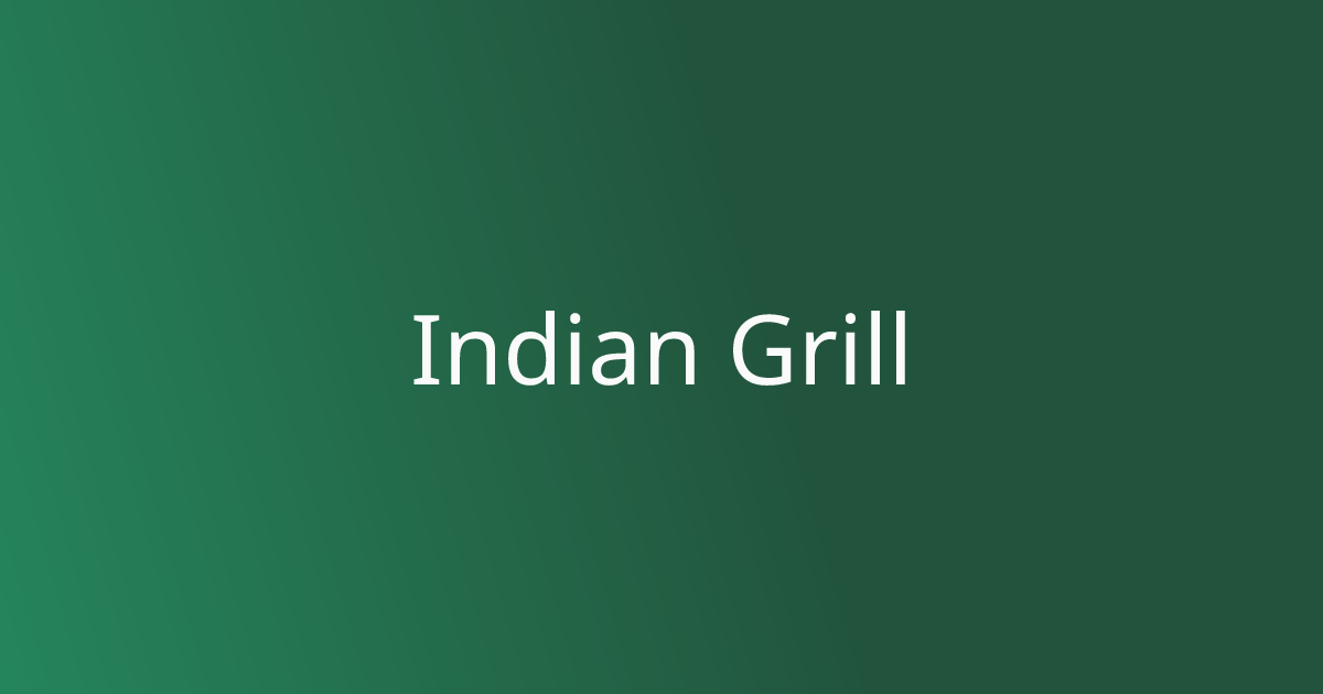 Indian Grill