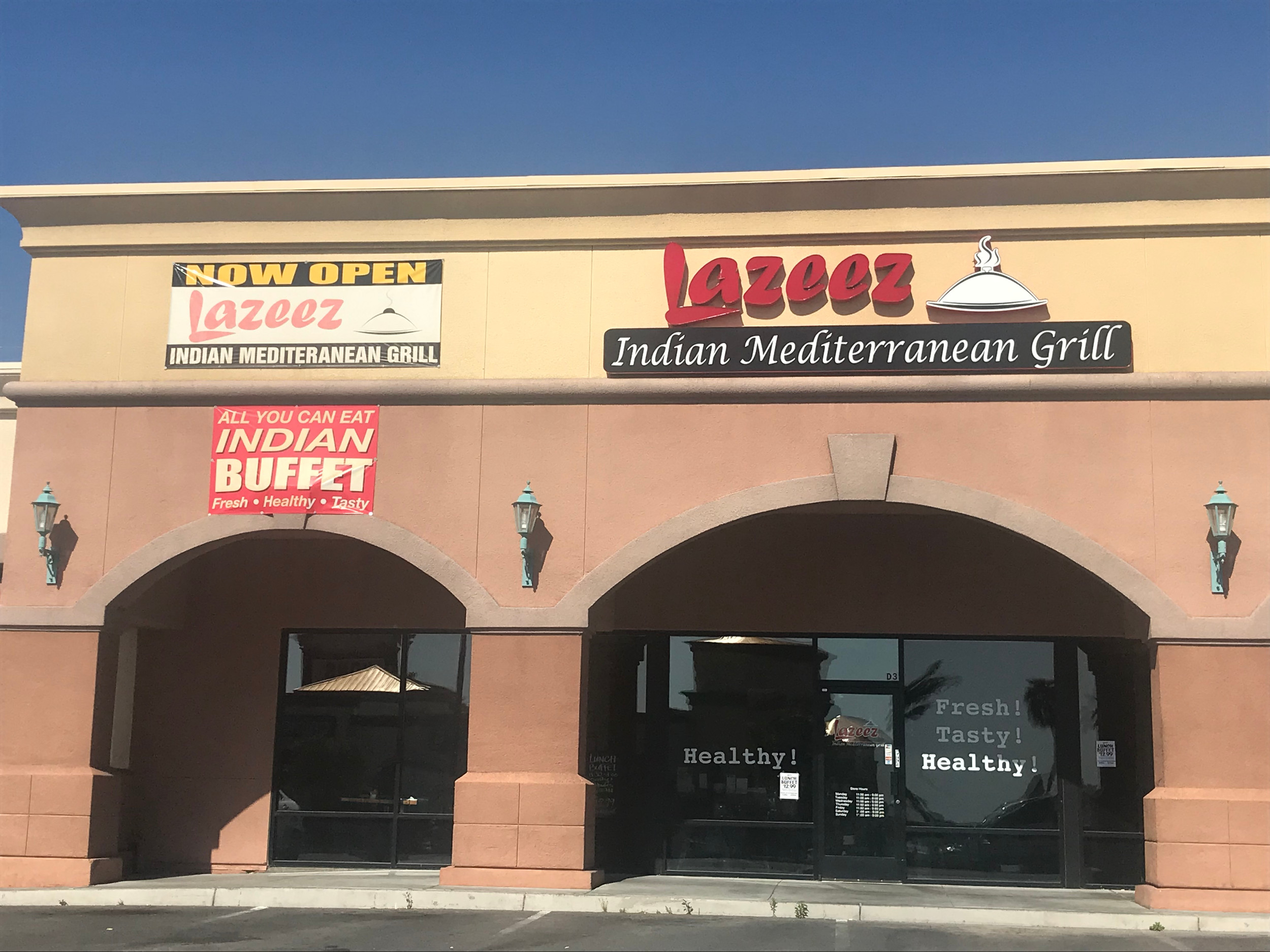 Lazeez Indian Mediterranean Grill storefront