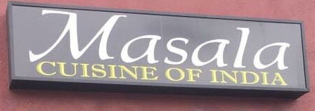Masala Indian cuisine