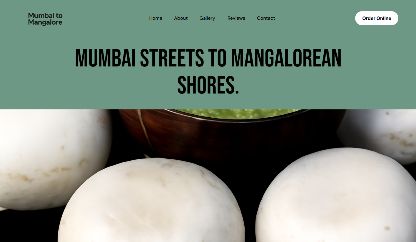 Mumbai to Mangalore (Food Truck)