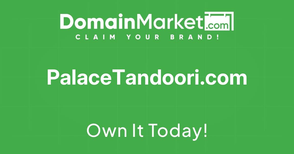 Tandoori Palace storefront