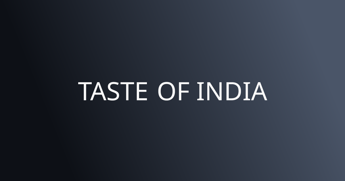 Taste of India